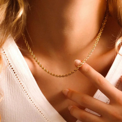18K Vergulde 'Robyn' Ketting