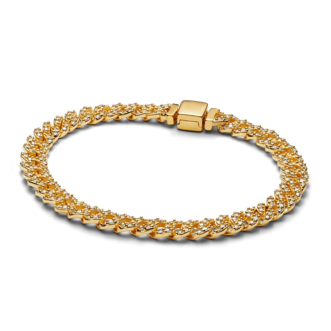 18K Vergulde Armband | Cubanische