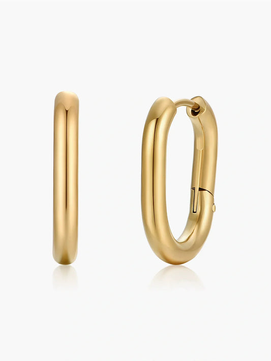 18K Vergulde Oorbellen | Celestia Hoops