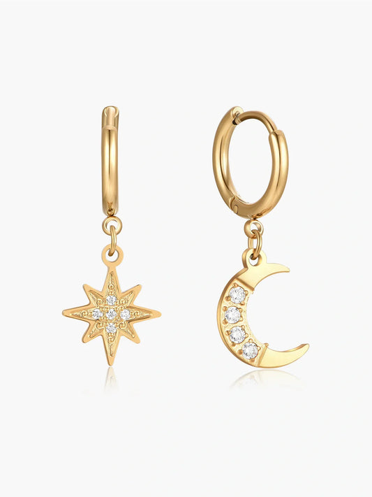 18K Vergulde Oorbellen | Starlight