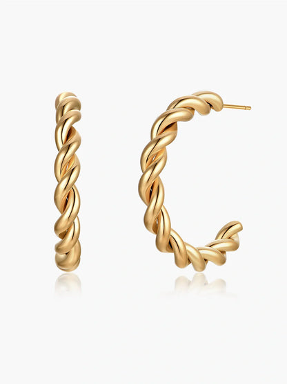 18K Vergulde Oorbellen | Creolen
