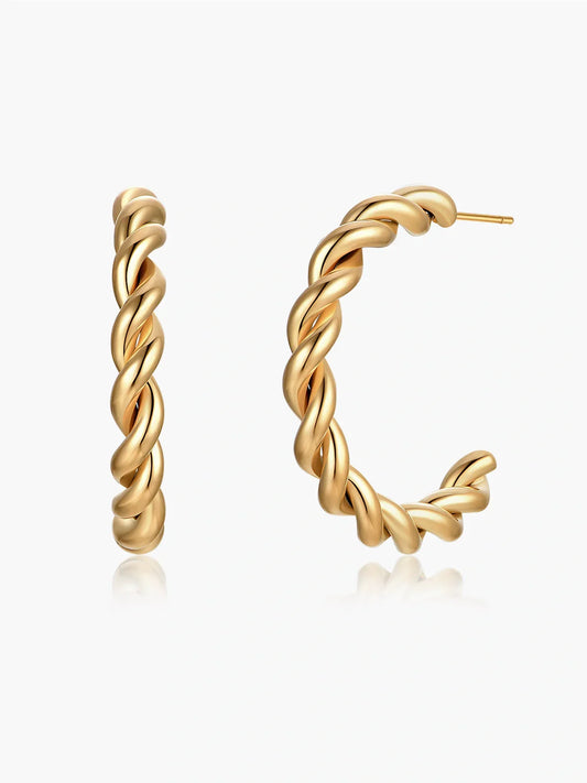 18K Vergulde Oorbellen | Creolen