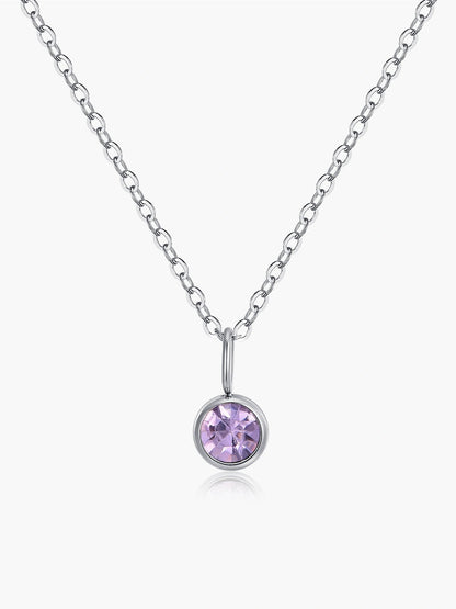 18K Vergulde Ketting | Geboortesteen