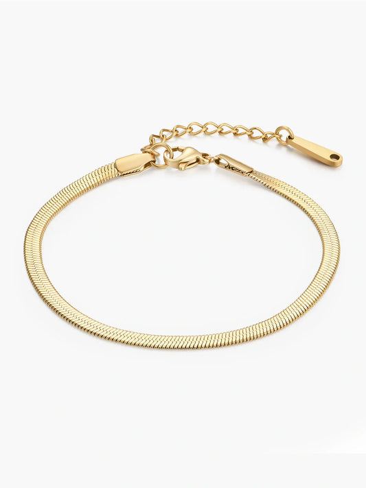 18K Vergulde Armband | Slange Pythona