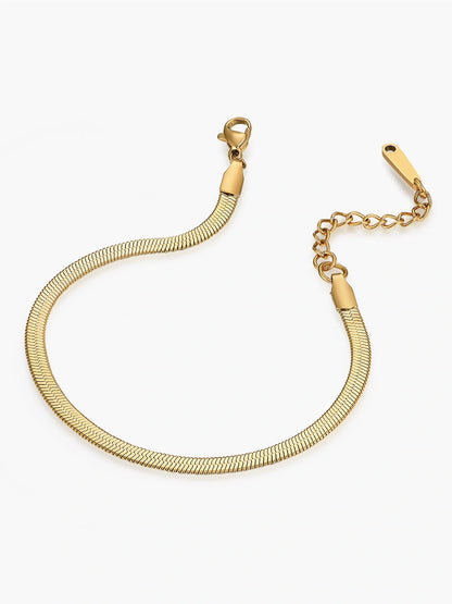 18K Vergulde Armband | Slange Pythona
