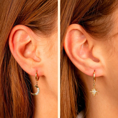 18K Vergulde Oorbellen | Starlight