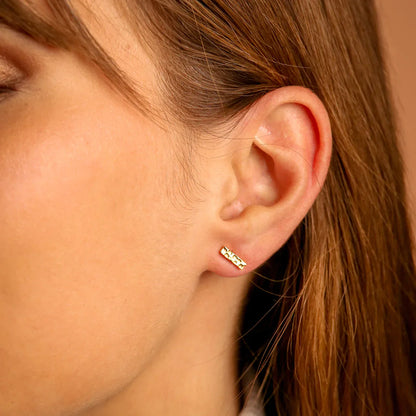 18K Vergulde Oorbellen | Jasmine Stecker