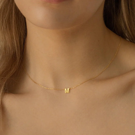 18K Vergulde Letterketting