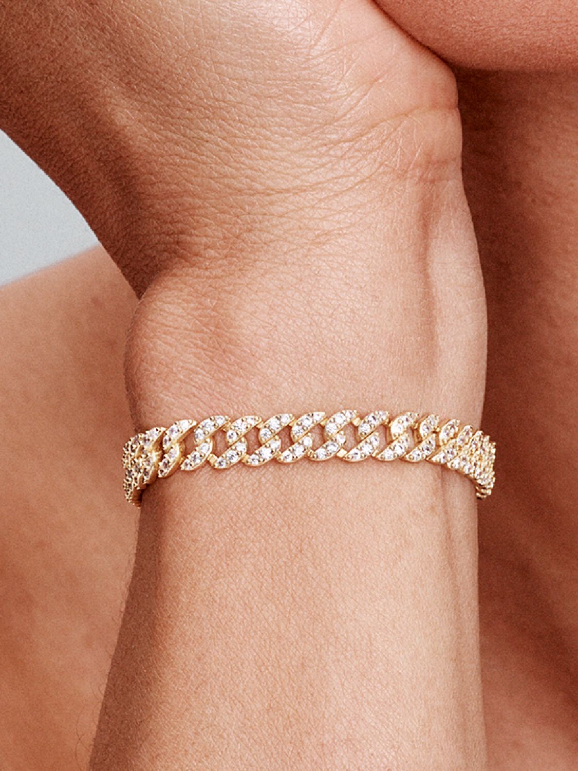 18K Vergulde Armband | Cubanische