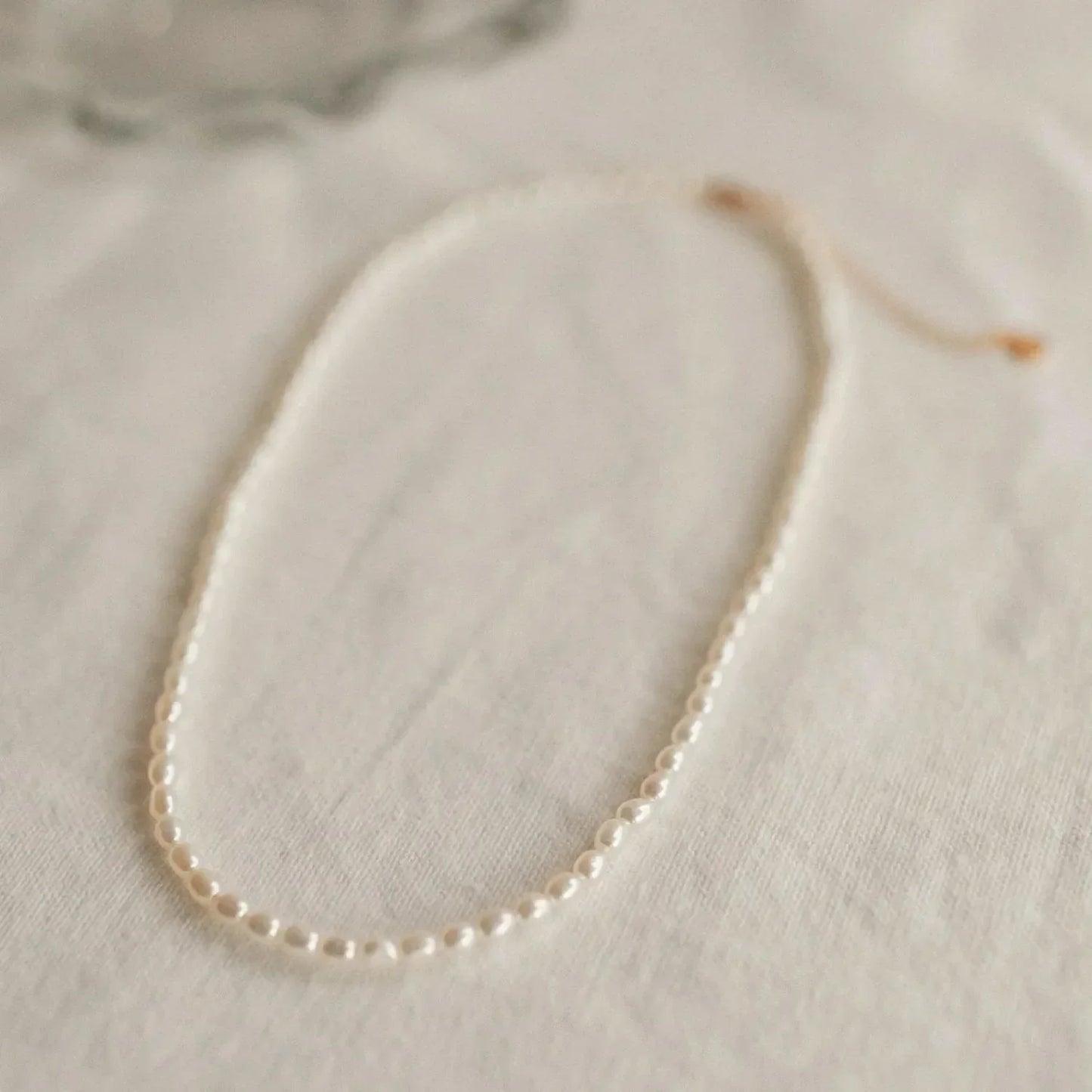 18K Vergulde Vergedete 'Perlina' Parel-Ketting