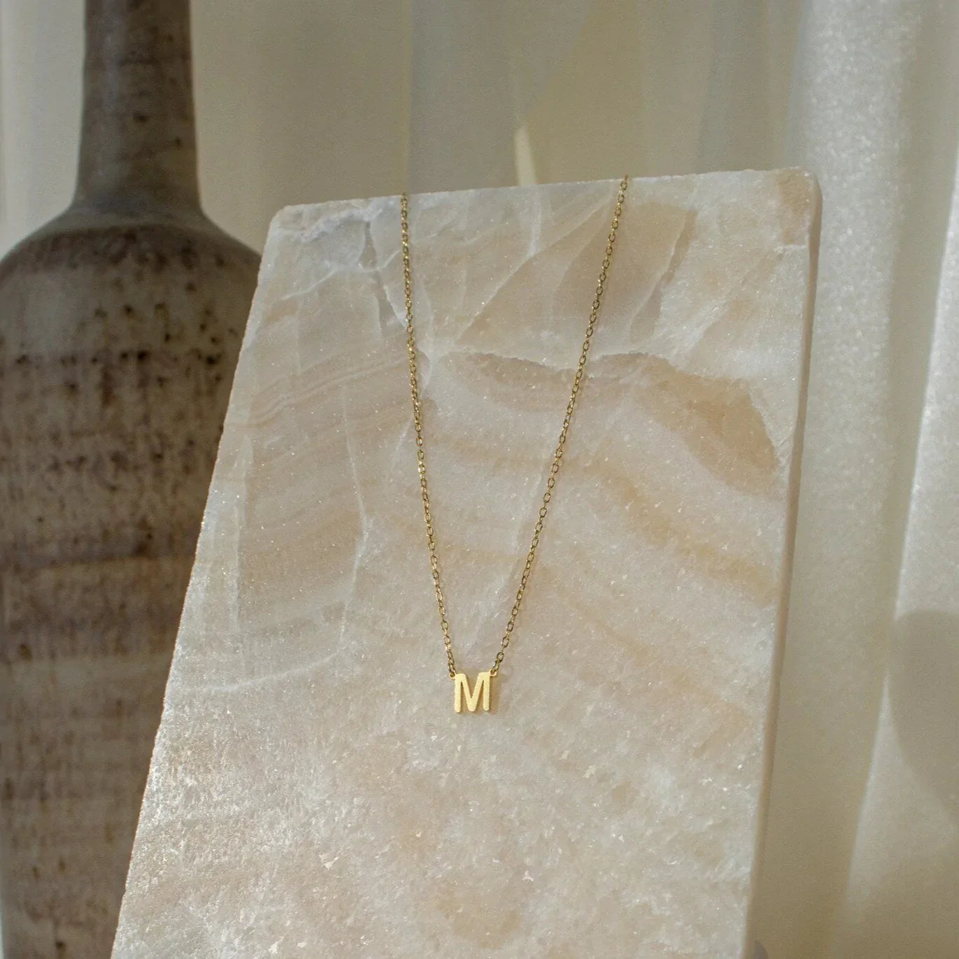 18K Vergulde Letterketting
