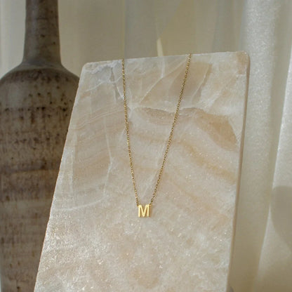 18K Vergulde Letterketting