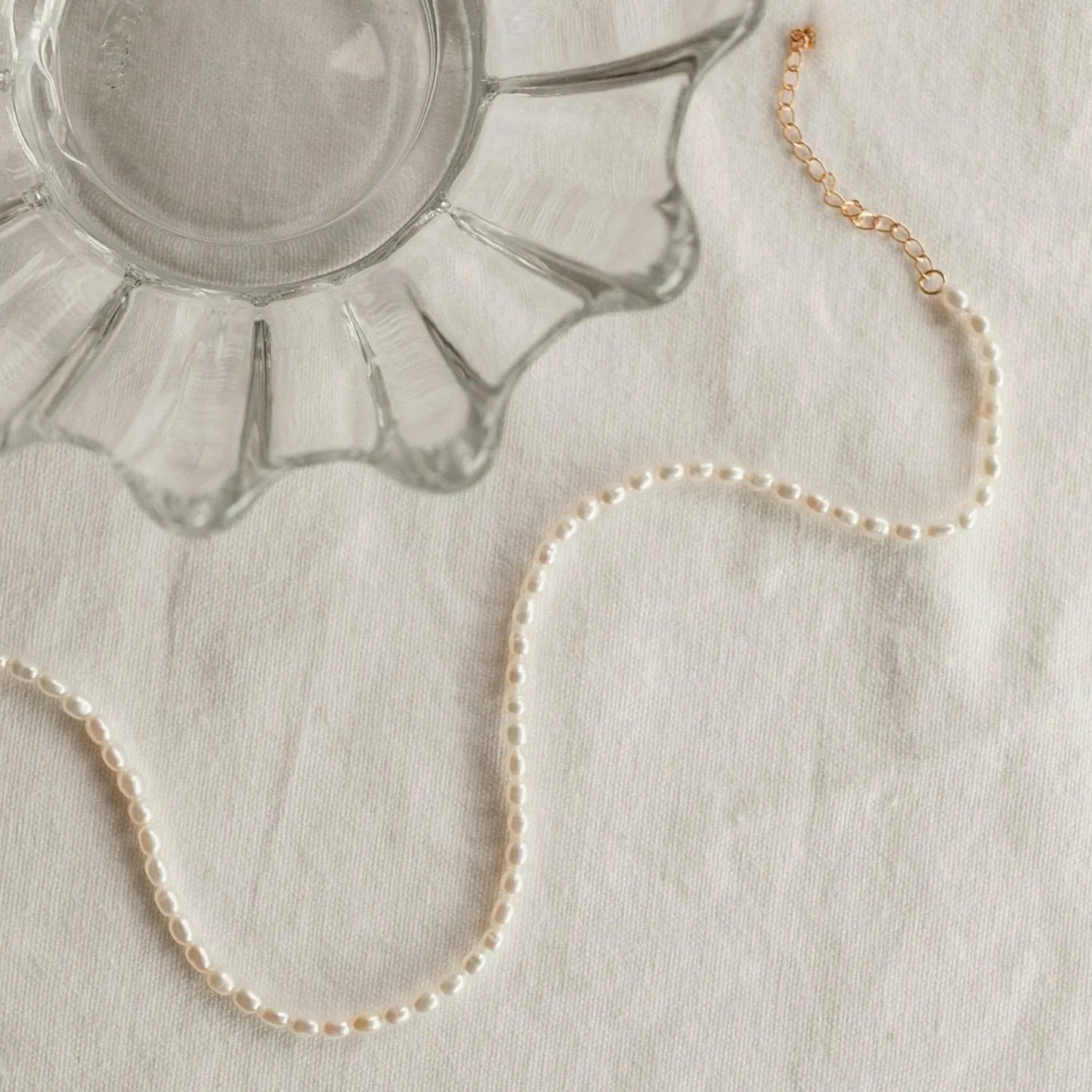 18K Vergulde Vergedete 'Perlina' Parel-Ketting