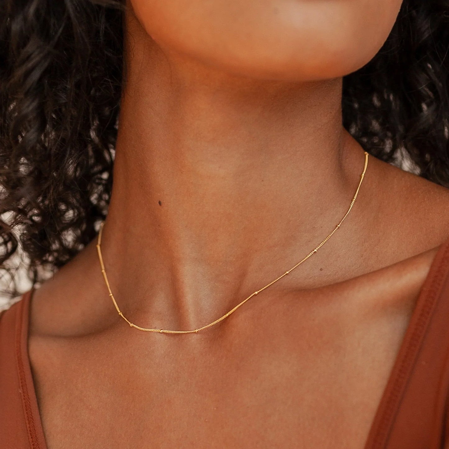 18K Vergulde Amelie-Ketting