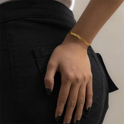 18K Vergulde Armband | Slange Pythona