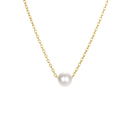 18K Vergulde 'Fiona' Parel-Ketting