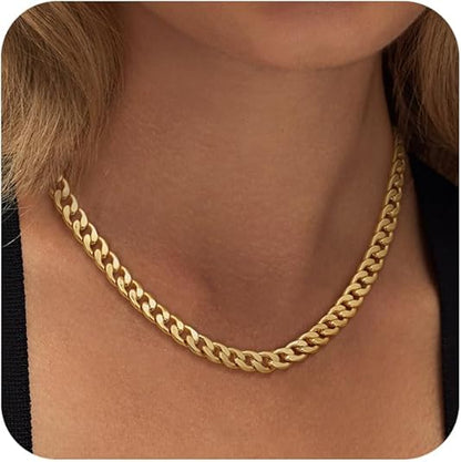 18K Vergulde Cubanische Ketting