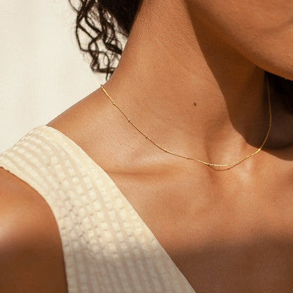 18K Vergulde Amelie-Ketting