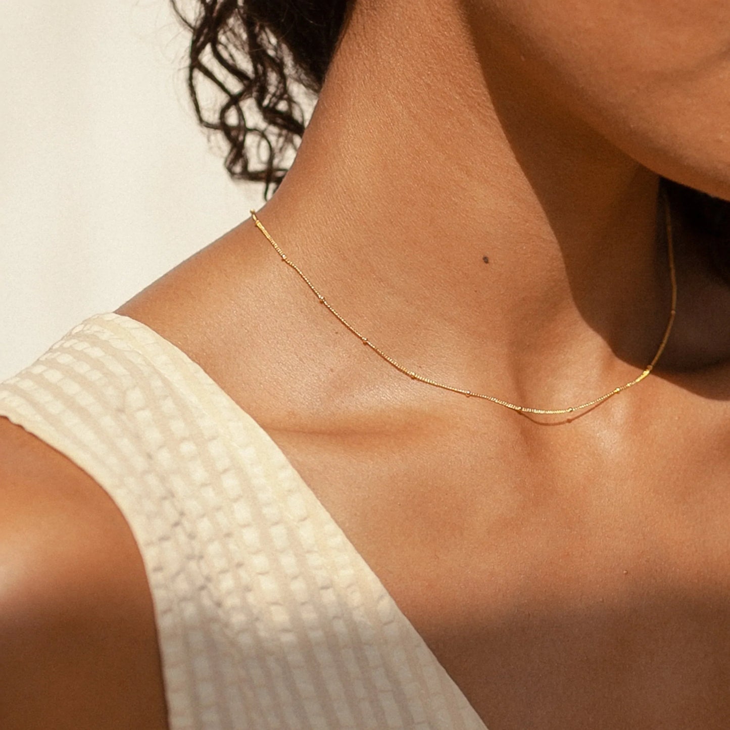 18K Vergulde Amelie-Ketting