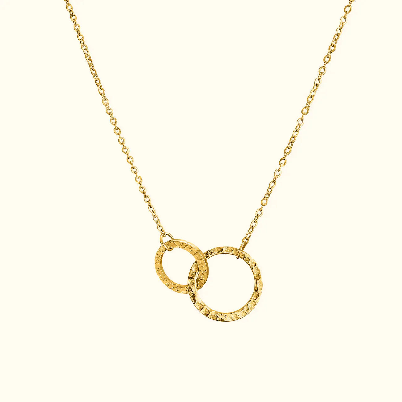 18K Vergulde 'Taylor Twins' Ketting