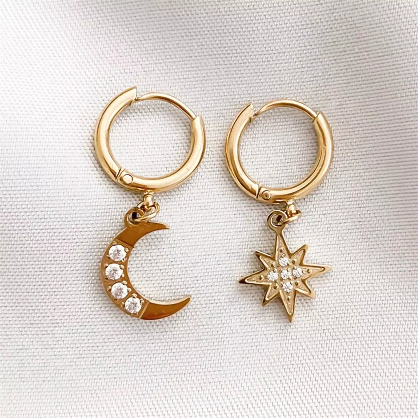 18K Vergulde Oorbellen | Starlight