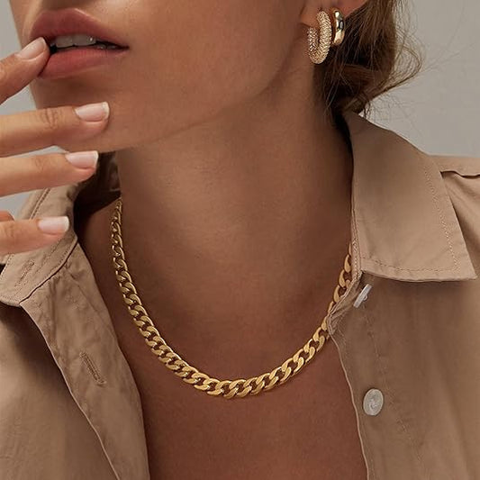 18K Vergulde Cubanische Ketting