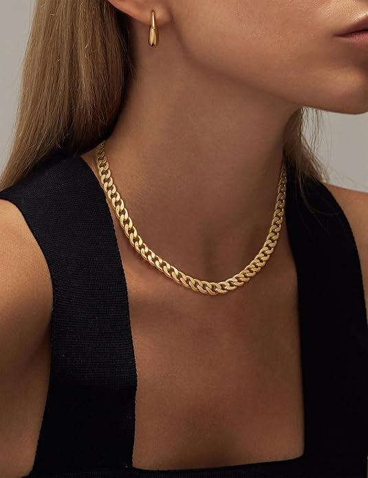 18K Vergulde Cubanische Ketting