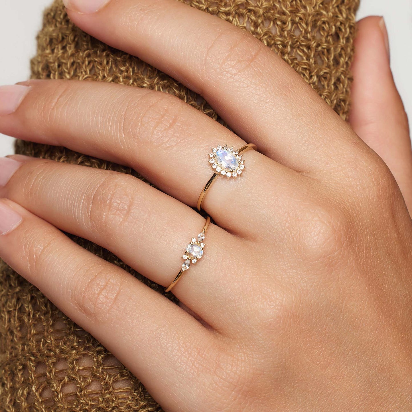 18K Vergulde Ring | Zirkonia