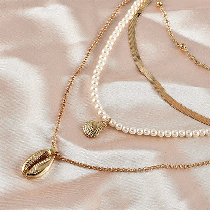 18K Vergulde Boho-laagjesketting