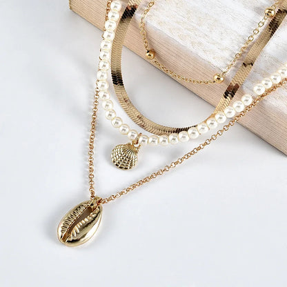 18K Vergulde Boho-laagjesketting