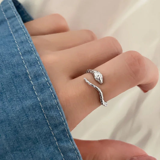 925 Sterling Zilver Slangenring