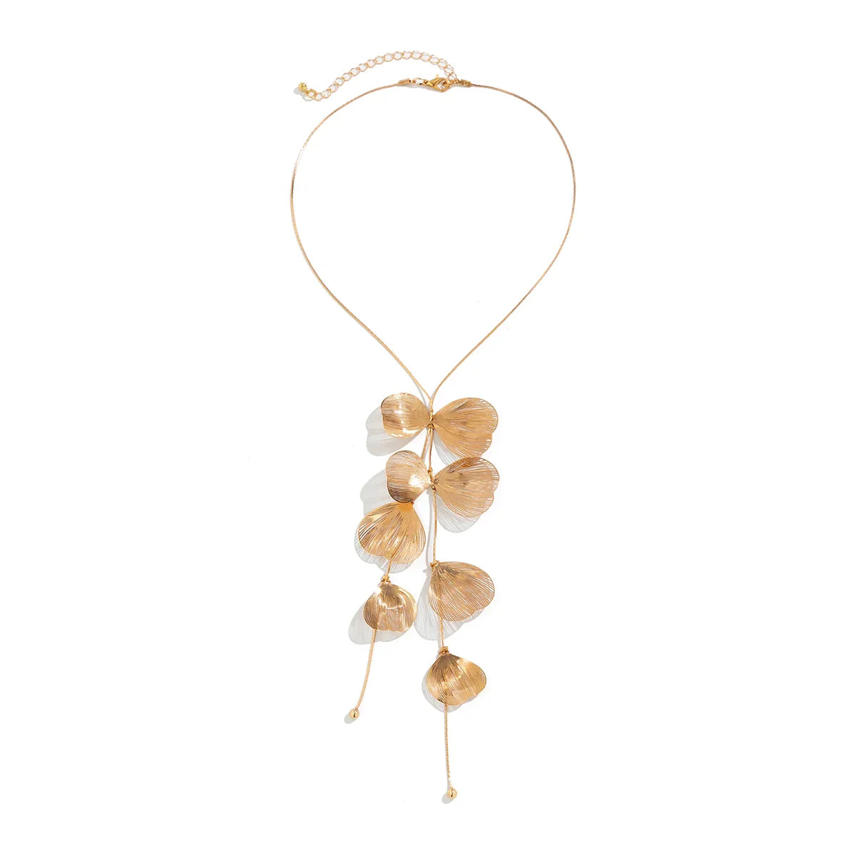 18K Vergulde Ketting | Bladvorm Lichte