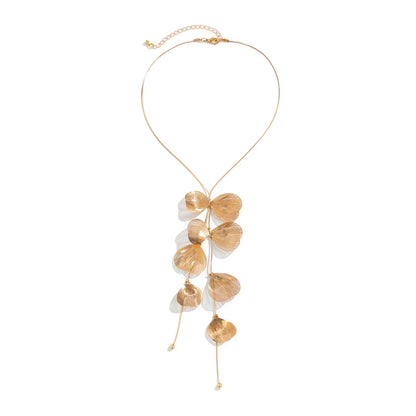 18K Vergulde Ketting | Bladvorm Lichte