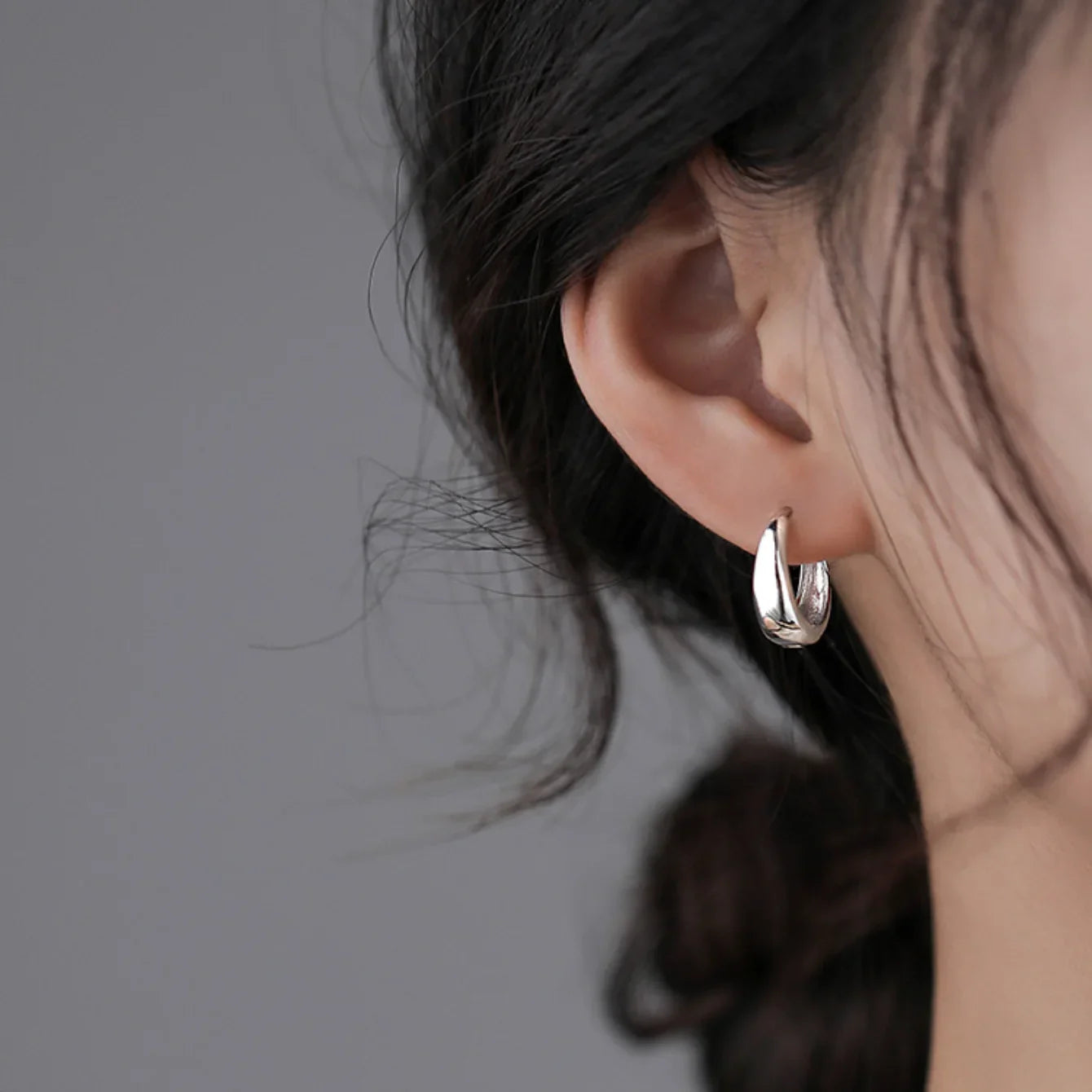 925S Vergulde Oorbellen | Kleine Ring