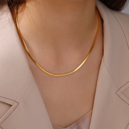 18K Vergulde Ketting | Choker In Verschillende Maten