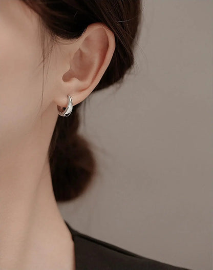925S Vergulde Oorbellen | Kleine Ring