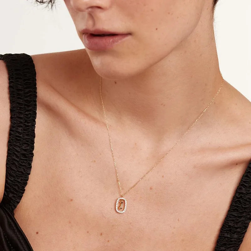 18K Vergulde Ketting | Naamletter