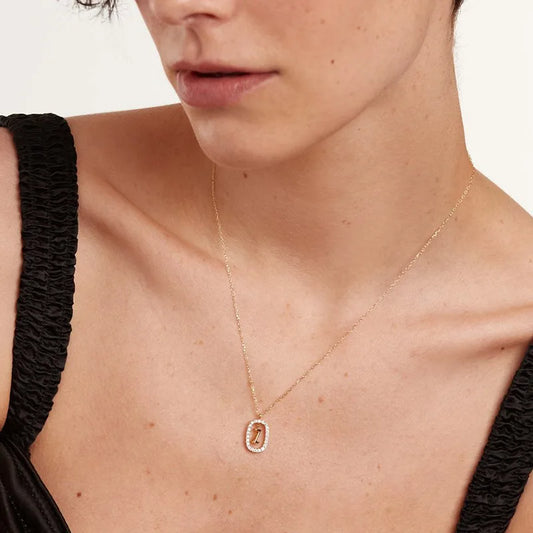 18K Vergulde Ketting | Naamletter