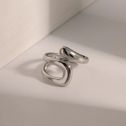 18K Vergulde Ring | Verstelbare Stijlvolle