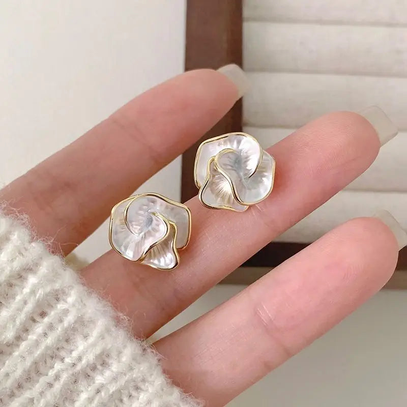 18K Vergulde Oorbellen | Bloemen