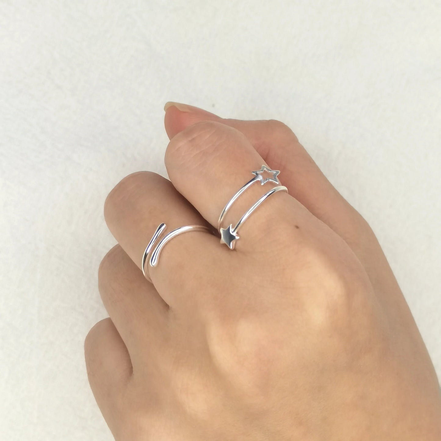925S Vergulde Ring | Verstelbare