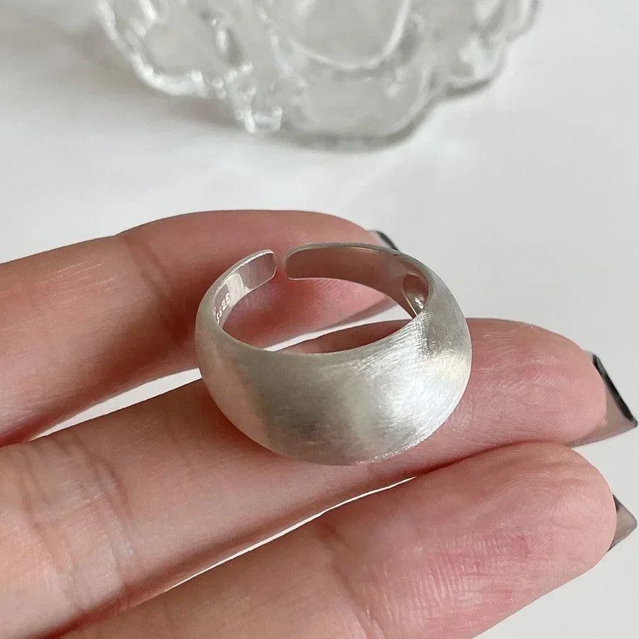 925S Vergulde Ring | Ovale Brede