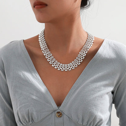 925 Sterling Zilver Vergulde Ketting In Cubaanse Stijl