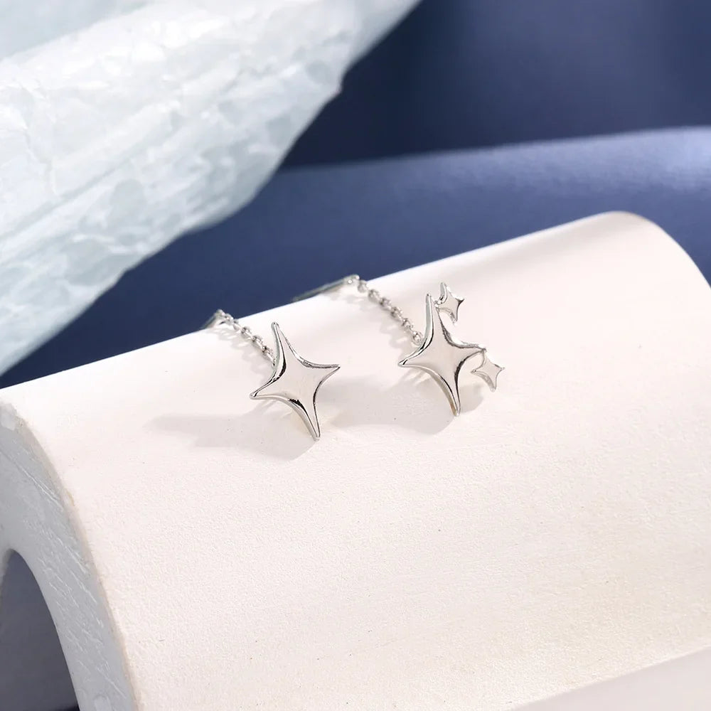 925 Sterling Zilver Sterrenmagie Oorbellen
