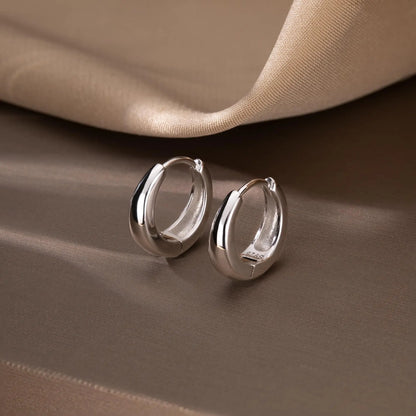 925S Vergulde Oorbellen | Kleine Ring