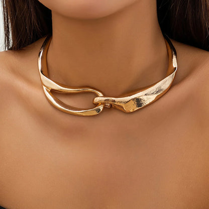 18K Vergulde Ketting | Moderne Choker