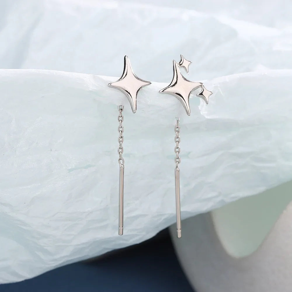 925 Sterling Zilver Sterrenmagie Oorbellen