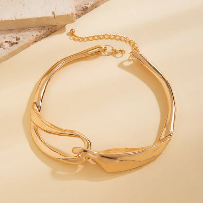 18K Vergulde Ketting | Moderne Choker