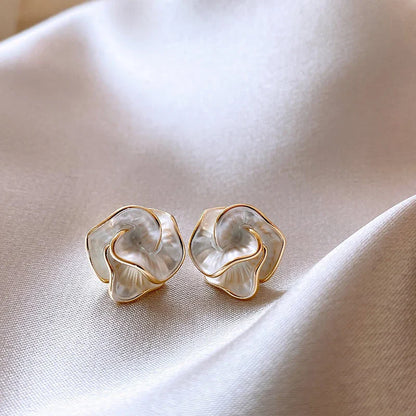 18K Vergulde Oorbellen | Bloemen