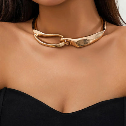 18K Vergulde Ketting | Moderne Choker